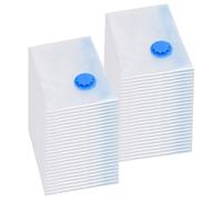 Sacchetti sottovuoto, 120 x 70 cm, in plastica, 50 pezzi, sacchetti a compressione per vestiti, biancheria da letto, cuscini, salvaspazio per traslochi, viaggi, armadio e cantina
