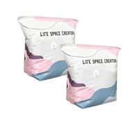Sacchetti sottovuoto 2 pezzi compressione senza pompa imballaggio di | Sacchetti sottovuoto per coperte, biancheria da letto, cuscini, materassi, casa, viaggi, viaggi su strada, armadio, armadio