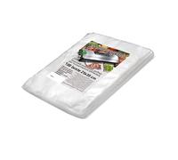 Sacchetti sottovuoto 25x35 cm confezione 100 buste. Per alimenti e cottura sous vide. Ideali per tutte le macchine sottovuoto. Goffrati da un lato e lisci dall'altro