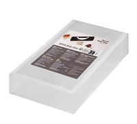 Sacchetti Sottovuoto Alimenti 20x30cm, 100 Buste Sottovuoto Alimenti, per Macchina Sottovuoto e Cottura Sous Vide, Sacchetti Goffrati per Conservazione Alimenti, Senza BPA