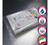 Sacchetti sottovuoto alimenti. 6 MISURE-100 pezzi. BPA Free. Made in Italy