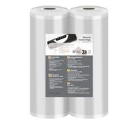 Sacchetti Sottovuoto Alimenti Rotoli 28/28x600cm, Senza BPA | Resistente Alte e Basse Temperature, Per Macchina Sottovuoto, Sous Vide, Frigorifero, Microonde, Conservazione Alimenti