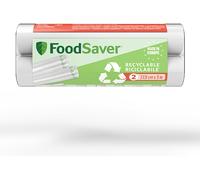 Foodsaver - 2 Rotoli Riciclabili 28 Cm X 3m-trasparente Foodsaver