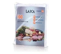 Laica VT3501 Confezione da 100 Sacchetti sottovuoto per alimenti Formato 20 x 28 cm