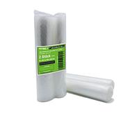 Sacchetti sottovuoto per alimenti. 100 sacchetti altamente resistenti con struttura interna. (2 Rollen 20x600 cm)