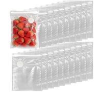 Sacchetti Sottovuoto Per Alimenti - 20 Pezzi A Tenuta Stagna, Sacchetti Resistenti Agli Odori Per Frutta, Carne, Frutti Di Mare, Cucina Sous Vide, Congelatore, Frigorifero, Cucina Di Casa, Appartament