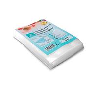 Sacchetti Sottovuoto per Alimenti - Super Resistenti - Adatti a Tutte le Macchine Sottovuoto - Trasparenti - Cottura e Congelazione (23x35)