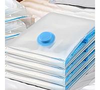 Sacchetti sottovuoto per una conservazione efficiente di vestiti e biancheria da letto, ermetici e a prova di umidità con materiale, include 11 pezzi e pompa manuale per un facile imballaggio