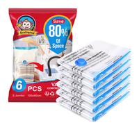 Sacchetti Sottovuoto Vestiti 6 Pezzi, 6 100X80Cm Tipo Spesso Sacchetti Sottovu