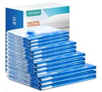 Sacchetti Sottovuoto Vestiti, MONVANE Confezione da 12 Sacchetti - 3*L 3*M 3*S 3*XS, Sacchetti Sottovuoto per Vestiti, Viaggi, Biancheria Intima, Cosmetici