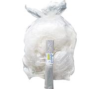 Sacchetti spazzatura eco, mis. 135 x 120 cm, spess. 45 µm, 240 Lt, 135 gr. per bidoni raccolta differenziata, neutro (conf. 100 pz)