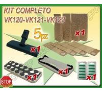 SACCHETTI SPAZZOLA FELTRO SETOLE + PROFUMI PER FOLLETTO VORWERK VK 120 121 122