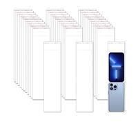 Sacchetti Trasparente Autoadesivi 300 Pezzi 8x30cm Bustine di Plastica Lunghi Richiudibili Sacchetti Cellophane con Chiusura Adesiva 50µm per Gioielli Candele Decorazioni per Feste (5 misure a scelta)