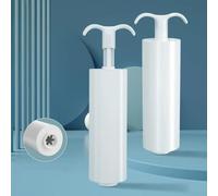 Sacchetti trasparenti a compressione sottovuoto per piumini, trapunte, vestiti, con pompa manuale, set di 6 per riporre in modo efficiente i tessuti della casa (80 x 110 cm)