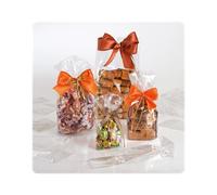 Sacchetti Trasparenti Fondo Quadro - 50pz - Misura Buste PPL: 12+7x36 cm