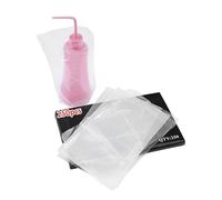 Sacchetti trasparenti per bottiglie da spremere, 100 pezzi/set usa e getta in PE trasparente, 15,2 x 25,4 cm, per la pulizia dei tatuaggi