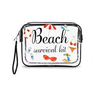 Sacchetti trasparenti trasparenti resistenti alla sabbia per donne e ragazze, regali per vacanze estive per amanti della spiaggia, figlia, sorella, nipote, amici, Borsa trasparente 1-2