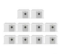 Sacchetti usa e getta, per Ecovacs, per Deebot T90 Pro, per serbatoio dell'acqua Omni da 3,5 l, ricariche automatiche della stazione, con filtro Meltblown parti di ricambio igieniche (set annuali)