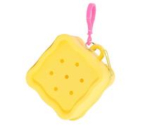 Sacchetti variopinti del cambiamento impermeabili degli organizzatori della moneta del silicone con il supporto della carta del silicone dell'accessorio dei bambini, Giallo, as show