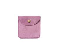 Sacchetti Velluto Gioielli 10 pezzi in velluto for imballaggio di gioielli, sacchetti con bottoni a pressione, anelli, orecchini, bracciali, collane, contenitori for matrimoni(Pink)