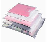 Sacchetti Vestiti Viaggio, 35 Pezzi Sacchetti da Viaggio Impermeabili Multifunzione Borsa Organizer Sacchetti per Vestiti Trasparenti Plastica da Zip Borsa Viaggio, Bustine Corredino Neonato Ospedale