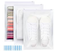 Sacchetti Vestiti Viaggio Con Zip 30 Pezzi 35X45Cm Impermeabili Sacchetti Plasti