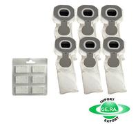 SACCHETTI VK7 COMPATIBILI PER SCOPA VORWERK FOLLETTO 6 SACCHETTI + 6 PROFUMINI
