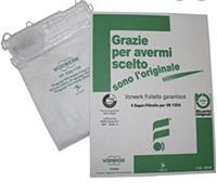 Sacchetti Vorwerk Folletto ORIGINALI per aspirapolvere VK135 VK136 6 SACCHETTI