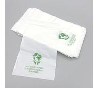 Sacchetti Zip - 100% compostabili e riciclabili, spessore 50 micron, set e dimensioni a scelta (120 x 180 mm (100 sacchetti)) trasparente