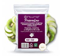 Sacchetti ZIP Trasparenti 100x150 mm con Chiusura Ermetica, Sacchetti con Zip per Alimenti, Snack, Congelamento e Organizzazione di Cucina e Viaggio - Ofituria (100 Sacchetti)