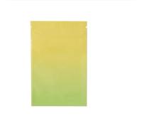 Sacchetti Ziplock, Buste piatte con chiusura a zip in alluminio multicolore varie dimensioni 50 pezzi stampa oro richiudibili autosigillanti(White,8x12cm)