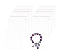 Sacchettini Plastica Autoadesivi 300 Pezzi 10x10cm Buste Trasparenti in Cellophane 25µm Sacchetti di Trasparente OPP con Striscia Adesiva per Spuntini Delle Caramelle Biscottate(11 Misure a Scelta)