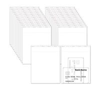 Sacchettini Plastica Autoadesivi 300 Pezzi 10x10cm Buste Trasparenti in Cellophane 50µm Sacchetti di Trasparente OPP con Striscia Adesiva per Gioielli Caramella Biscotti Foto(8 misure a scelta)