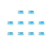 Sacchetto A Rete For Filtro Galleggiante For Di Cane E Gatto, Riutilizzabile, A Forma Fiore, For Lavatrice Pulizia Ad Alta Efficienza(10Pcs Blue)