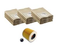 Sacchetto Aspirapolvere Filtro per Kärcher Bagnato a Secco WD 3 WD3 Mv 3 MV3