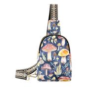 Sacchetto carino del corpo della borsa del sacchetto del fanny del retro di colore scuro del fungo alla moda per le donne per il pacchetto di, fungo colore scuro retrò