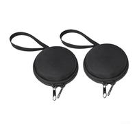 Sacchetto compatto di stoccaggio di Keychain per i piccoli oggetti EVA Coin Purse per il viaggio e, Nero