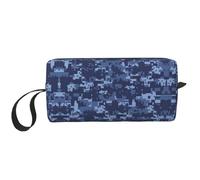 Sacchetto cosmetico portatile della stampa del modello di camo, custodia di immagazzinaggio di viaggio, borsa dell'organizzatore con cerniera per accesso rapido