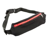 Sacchetto da cintura a LED nero rosso