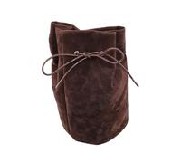 Sacchetto da cintura portatile vintage stile medievale con cordoncino, per cosplay, dices bag Suedes Coin Portafoglio in vita medievale, marrone, taglia unica