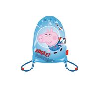 Sacchetto da palestra - Peppa Pig - George - 33x44 cm - Multisport - Unisex