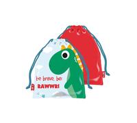 Sacchetto da picnic - Dinosaurio - Multicolore - 26.5 x 22 cm - Bambino Mistoe