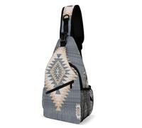 Sacchetto Del Messaggero Poliestere Zaino Monospalla Per Escursionismo, Lavoro, Scuola Southwestern Native American Aztec Navajo Antifurto Borsa Petto