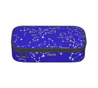 Sacchetto del sacchetto della matita della stampa della stella del cielo,Desigh portatile,Borsa da viaggio per donne, Nero , Taglia unica, Astuccio per trucchi