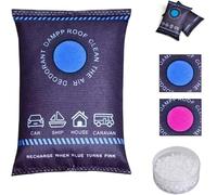 Sacchetto deumidificatore essiccante, 2026 nuova borsa deumidificatore riutilizzabile per interni auto, deumidificatore riutilizzabile per auto, casa, cantina, camper, barche, armadio (1 pezzo)