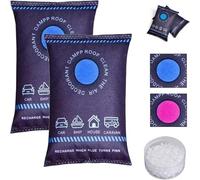 Sacchetto deumidificatore essiccante, 2026 nuovo sacchetto deumidificatore riutilizzabile per interni auto, deumidificatore riutilizzabile per auto, casa, cantina, camper, barche, armadio (2 pezzi)