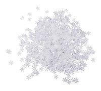 Sacchetto di 1000pcs 15mm Non tessuto Fiocco di Neve di Natale Tavolo Coriandoli Decorazione di Natale A Bianco 15mm 1000 Pz