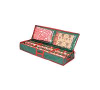 Sacchetto di carta da regalo, organizer per Natale, Contenitore per Carta da Regalo Natalizia, Borsa Porta Rotoli Carta da Regalo (104 x 36 x 16 cm) verde