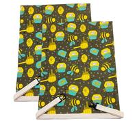 Sacchetto di cera d'api per il pane con nastro elastico, imballaggio in cotone biologico per uso alimentare, per lievito naturale, soluzione di conservazione sostenibile per la cucina