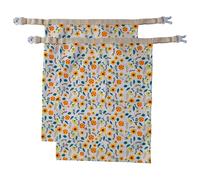 Sacchetto di cera d'api per il pane con nastro elastico, imballaggio in cotone biologico per uso alimentare, per lievito naturale, soluzione di conservazione sostenibile per la cucina